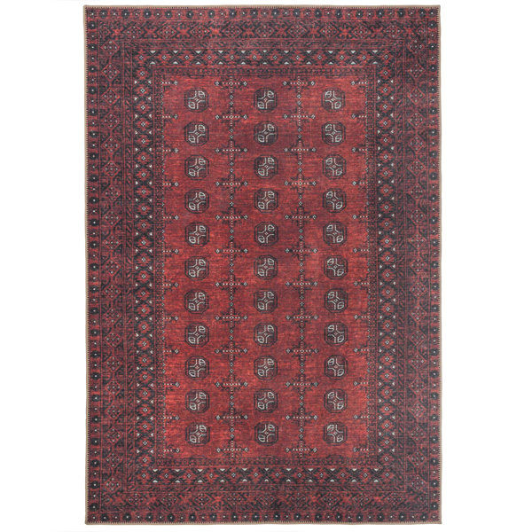 Kukoon Red Distressed Persian Style Oriental Rug Wayfair.co.uk